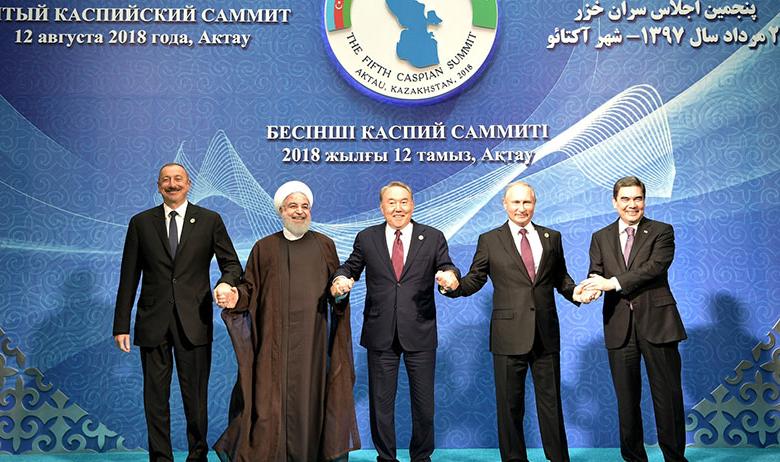 Участники саммита «каспийской пятёрки»