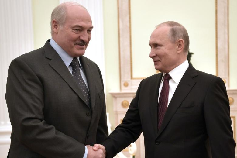Александр Лукашенко и Владимир Путин