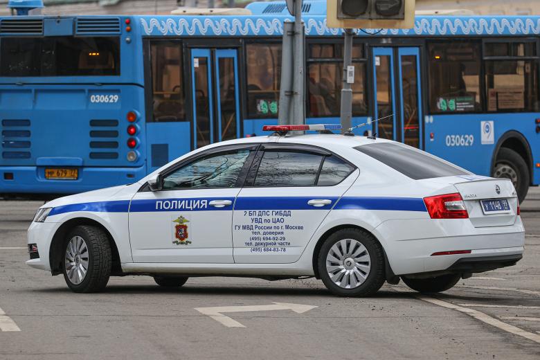Перекрытие дорог в Москве