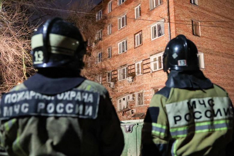 Обрушение дома в Ростове-на-Дону