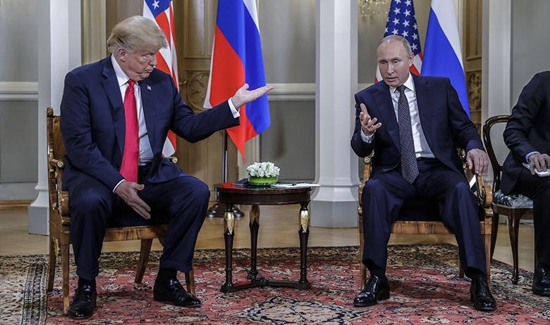 Президент США Дональд Трамп и президент РФ Владимир Путин