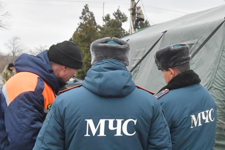 Сотрудники МЧС ДНР