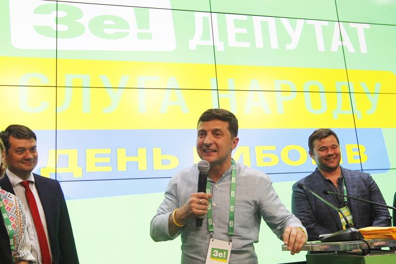 Владимир Зеленский на выборах 2019 года