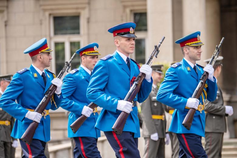 Почетный караул сербской армии