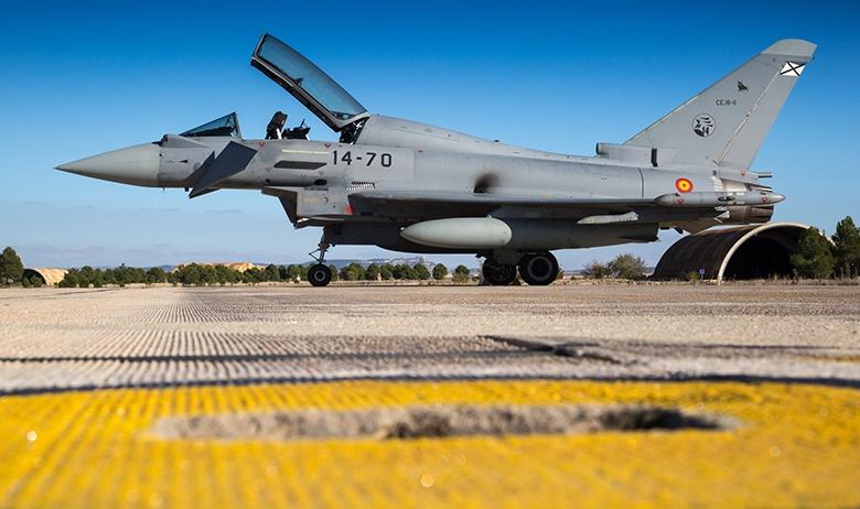 Самолёт-истребитель Eurofighter Испанских ВВС