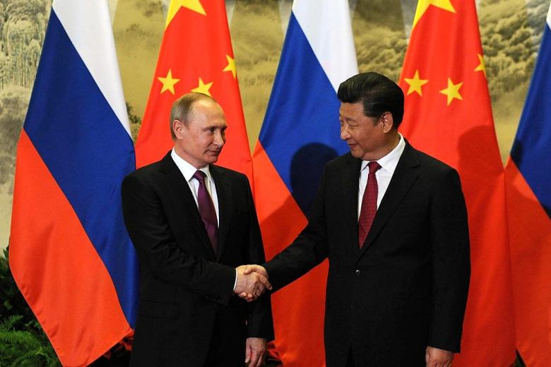 Президент России Владимир Путин и председатель КНР Си Цзиньпин