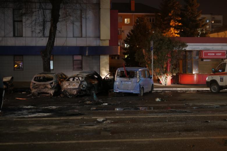 Последствия обстрела со стороны ВСУ в Белгороде