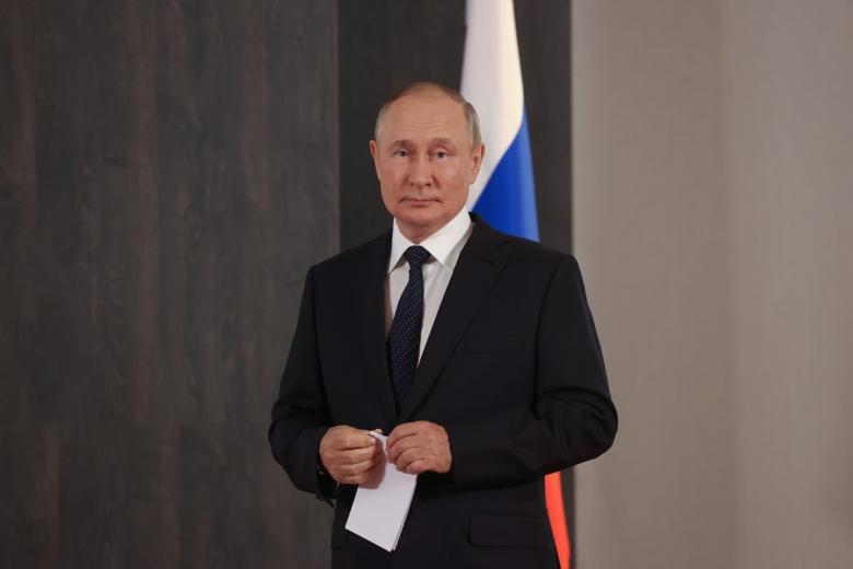 Президент России Владимир Путин на полях саммита Шанхайской организации сотрудничества (ШОС) в Самарканде