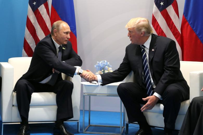 Владимир Путин и Дональд Трамп