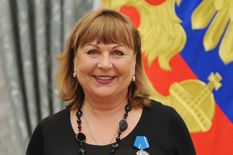 Татьяна Кравченко на церемонии вручения государственных наград в области науки и культуры в Кремле