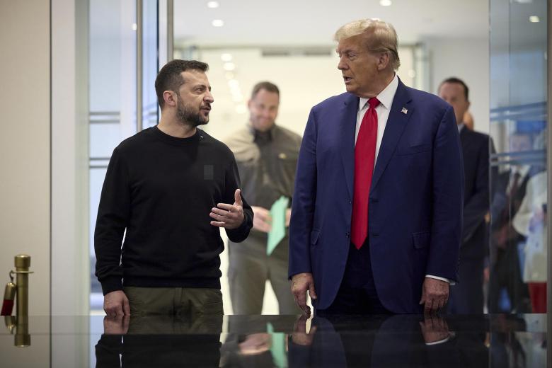 Дональд Трамп и Владимир Зеленский