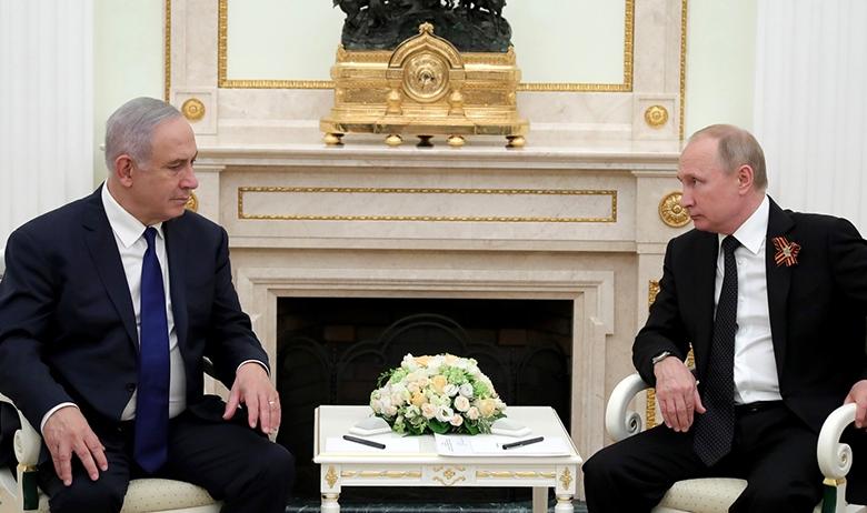 Биньямин Нетаньяху и Владимир Путин