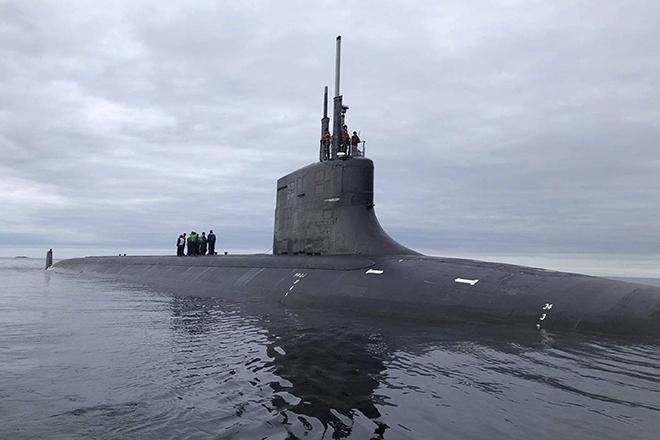 Субмарина USS Seawolf в Тромсё