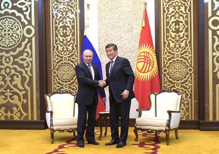 Путин встретится с президентом Киргизии в Москве