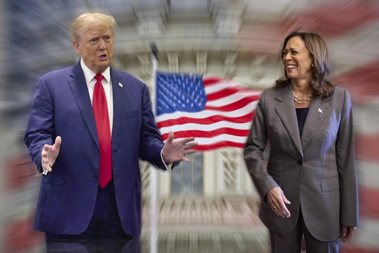 Дональд Трамп и Камала Харрис