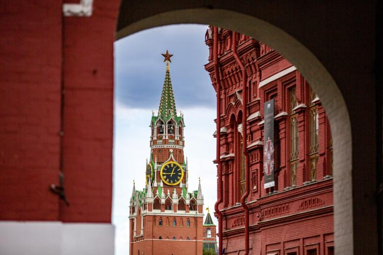 Спасская башня Кремля на Красной площади