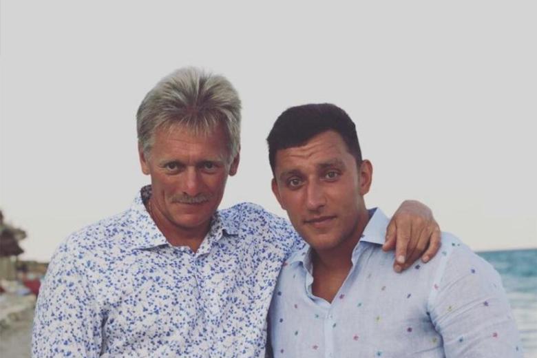 Дмитрий Песков с сыном Николаем
