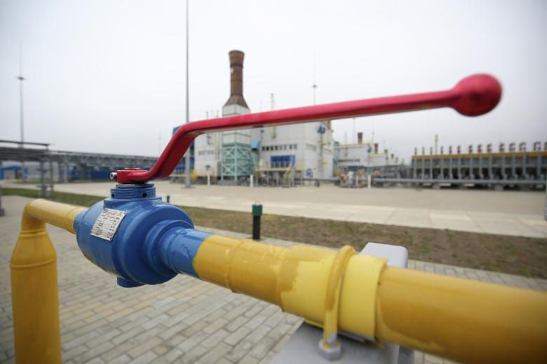 Запорный кран на компрессорной станции «Русская», входящей в систему газопроводов для обеспечения поставок газа для «Турецкого потока»