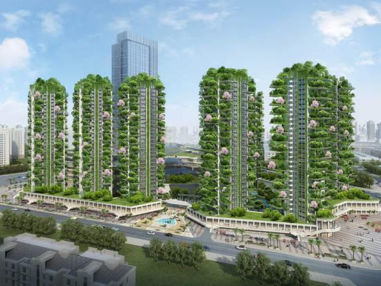 Проект жилого комплекса Qiyi City Forest Garden в Чэнду