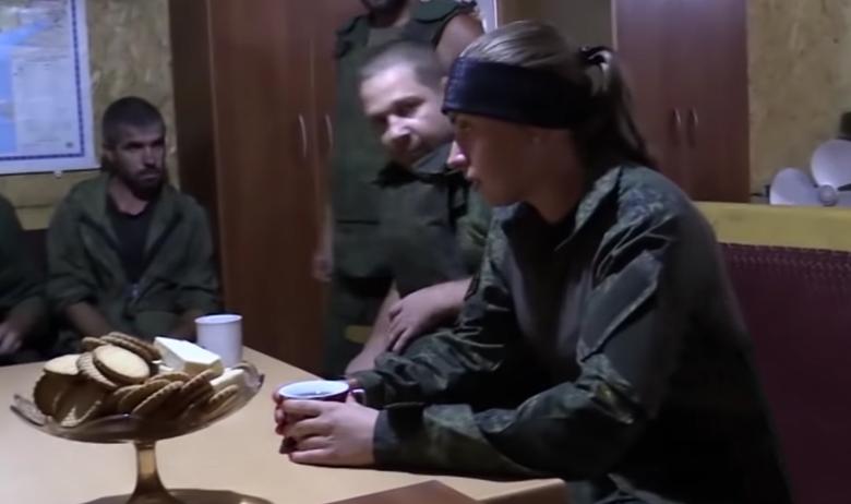 Наталья Захарченко на встрече с ополченцами
