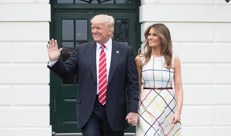 Дональд и Мелания Трамп