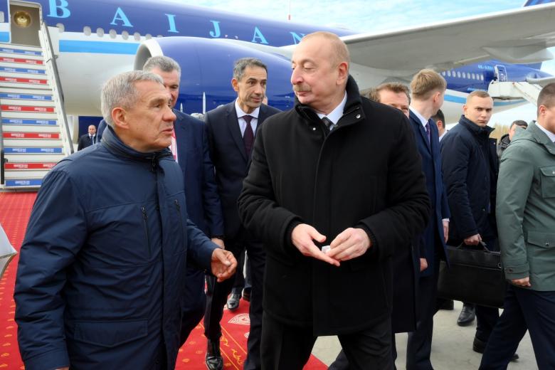 Ильхам Алиев и Рустам Минниханов