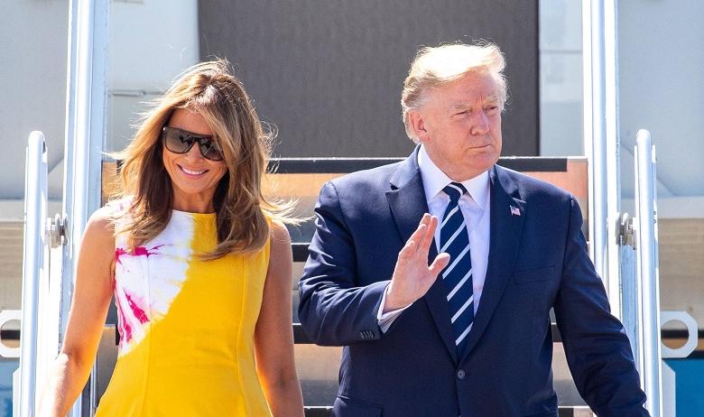 Дональд  и Мелания Трамп