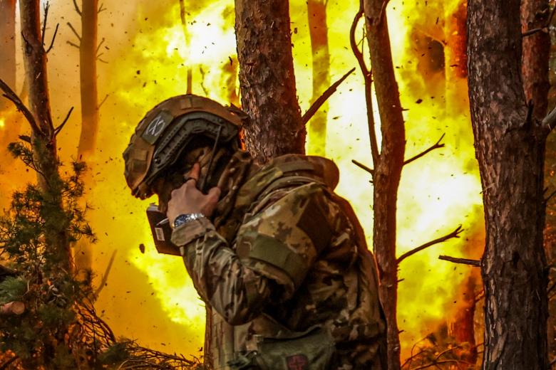 Военнослужащий ВС РФ в зоне СВО