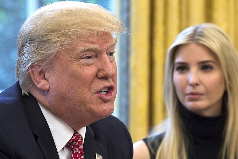 Дональд и Иванка Трамп