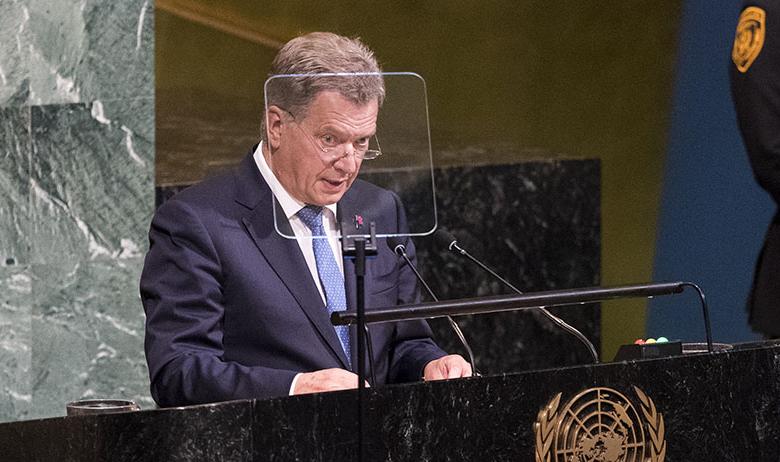 Президент Финляндии Саули Ниинистё