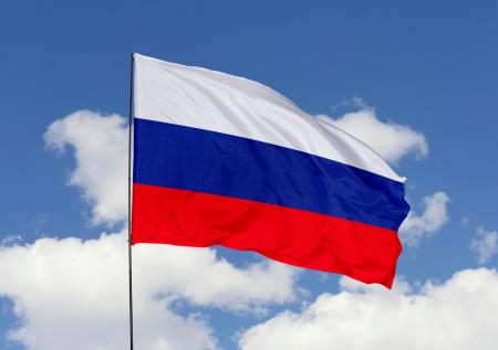 Над Запорожской областью подняли российский флаг