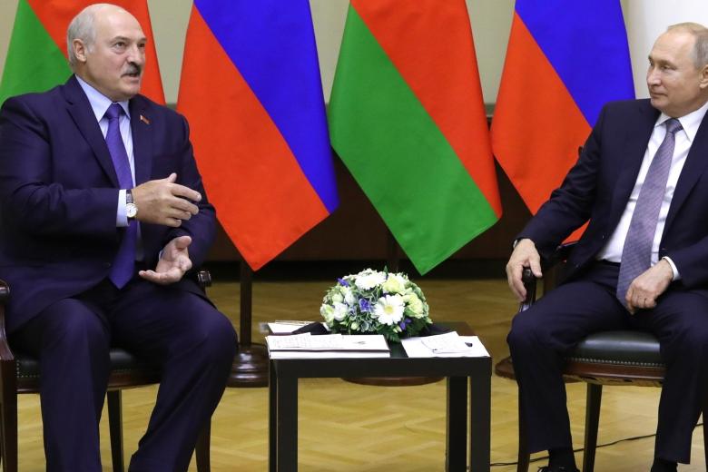 Александр Лукашенко и Владимир Путин