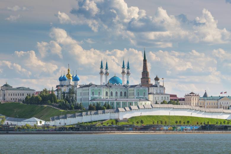 Вид на Казанский кремль