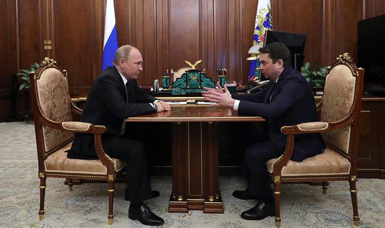 Владимир Путин и Андрей Чибис