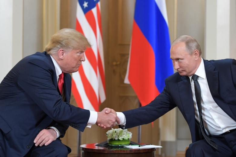 Президент РФ Владимир Путин, Дональд Трамп