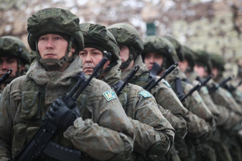 Военнослужащие стран Организации Договора о коллективной безопасности. Архивное фото