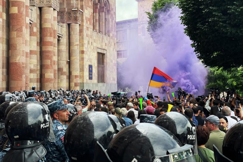 Акция протеста в Ереване