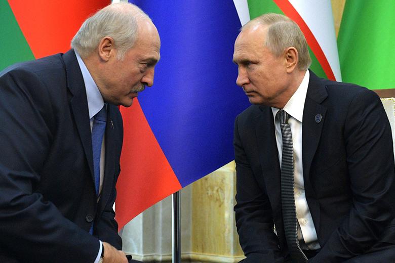 Александр Лукашенко и Владимир Путин