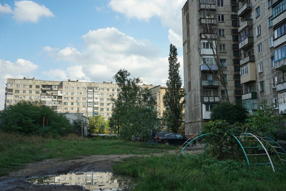 Прифронтовой город Горловка