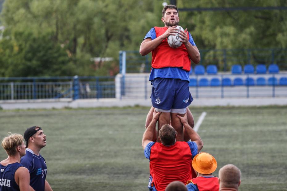 Тренировка регбийного клуба «Динамо»