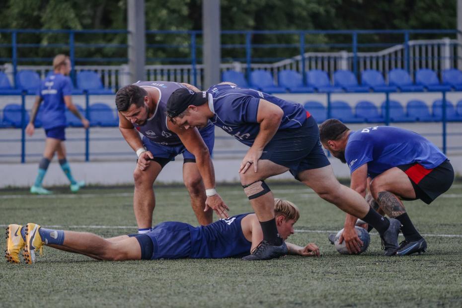 Тренировка регбийного клуба «Динамо»
