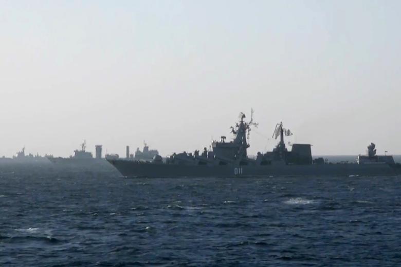 Российско-китайские военно-морские учения в Аравийском море