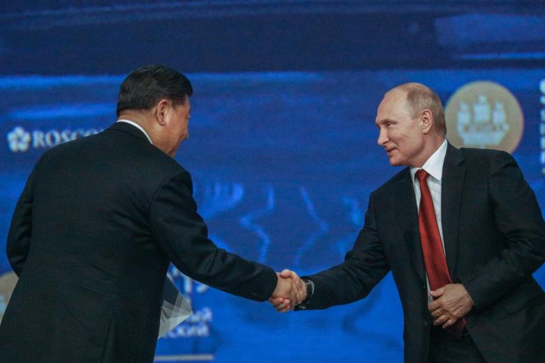 Си Цзиньпин и Владимир Путин