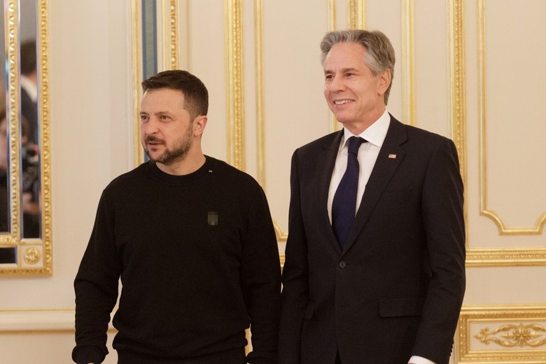 Владимир Зеленский и Энтони Блинкен