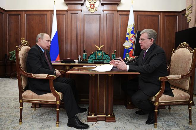 Владимир Путин и Алексей Кудрин