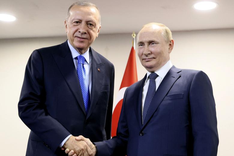 Реджеп Тайип Эрдоган и Владимир Путин
