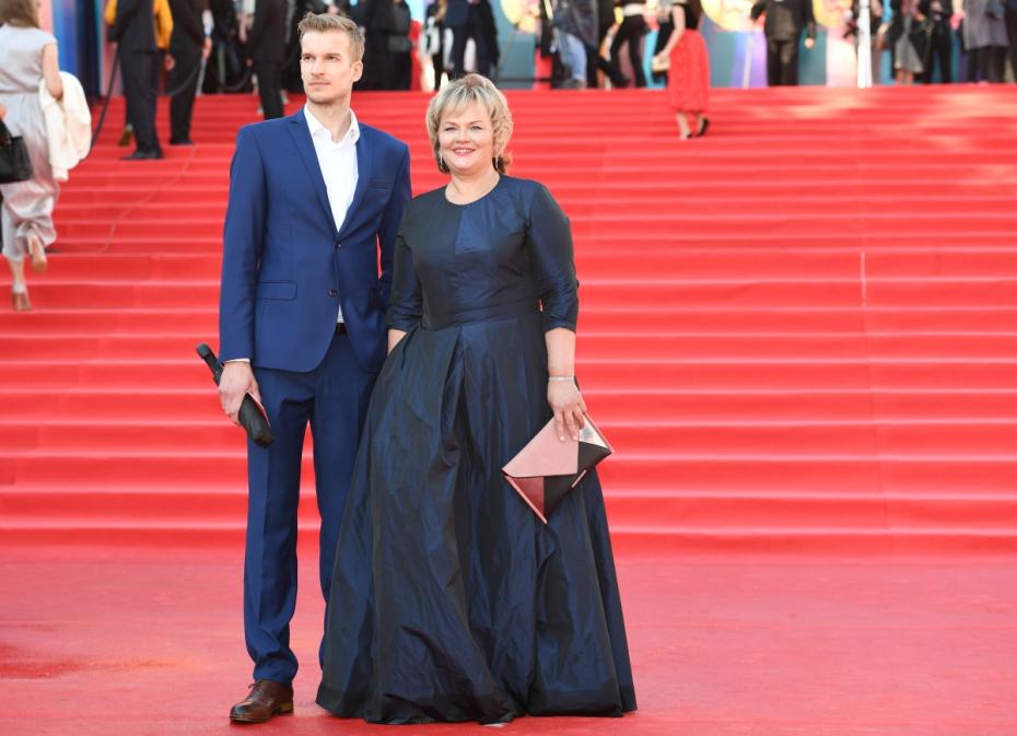 Актриса Александра Яковлева на церемонии открытия 39-го ММКФ, 2017 год