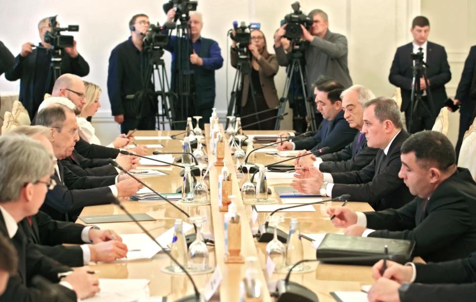 Переговоры Лаврова и Байрамова в Москве
