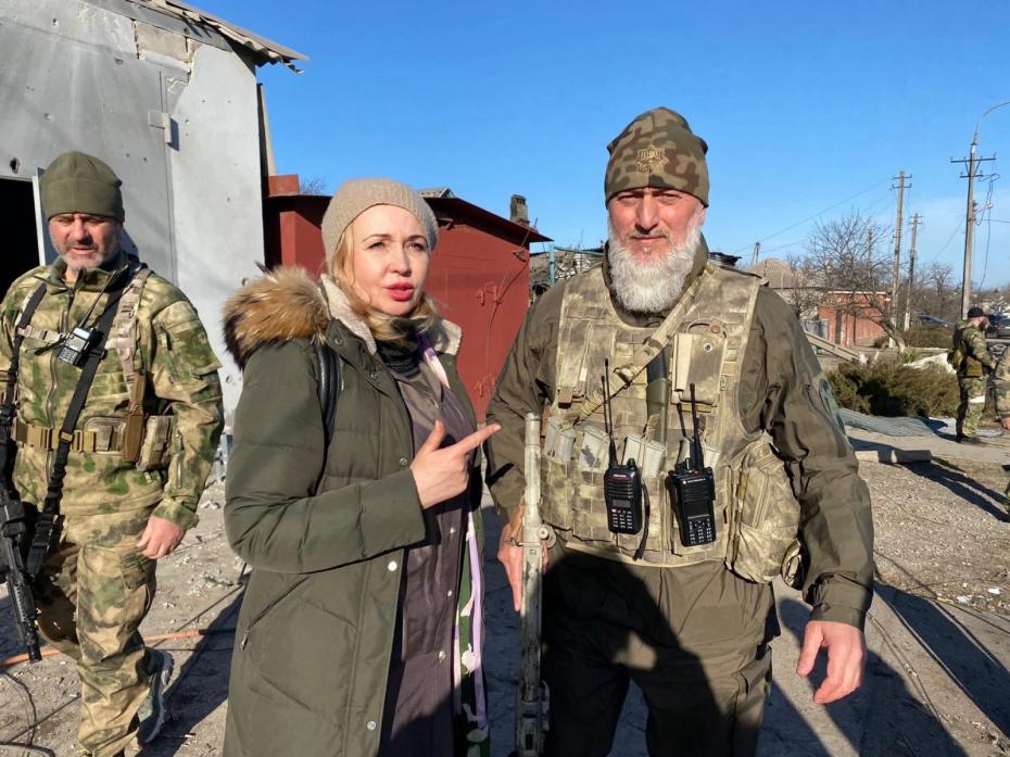 Татьяна Пономаренко-Левераш и Адам Делимханов