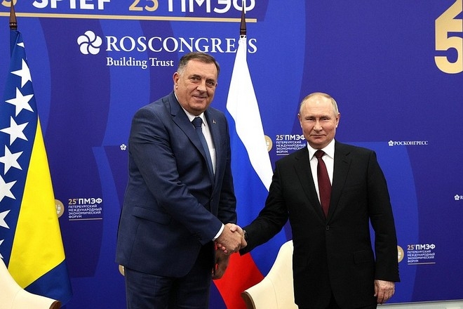 Милорад Додик и Владимир Путин